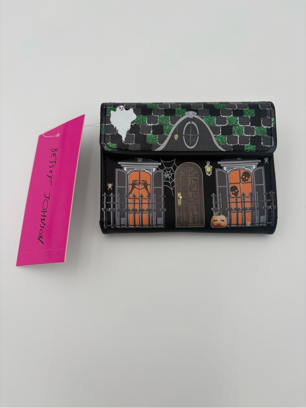 👻 Betsey Johnson Forever Home Haunted House Halloween Wallet NWT
